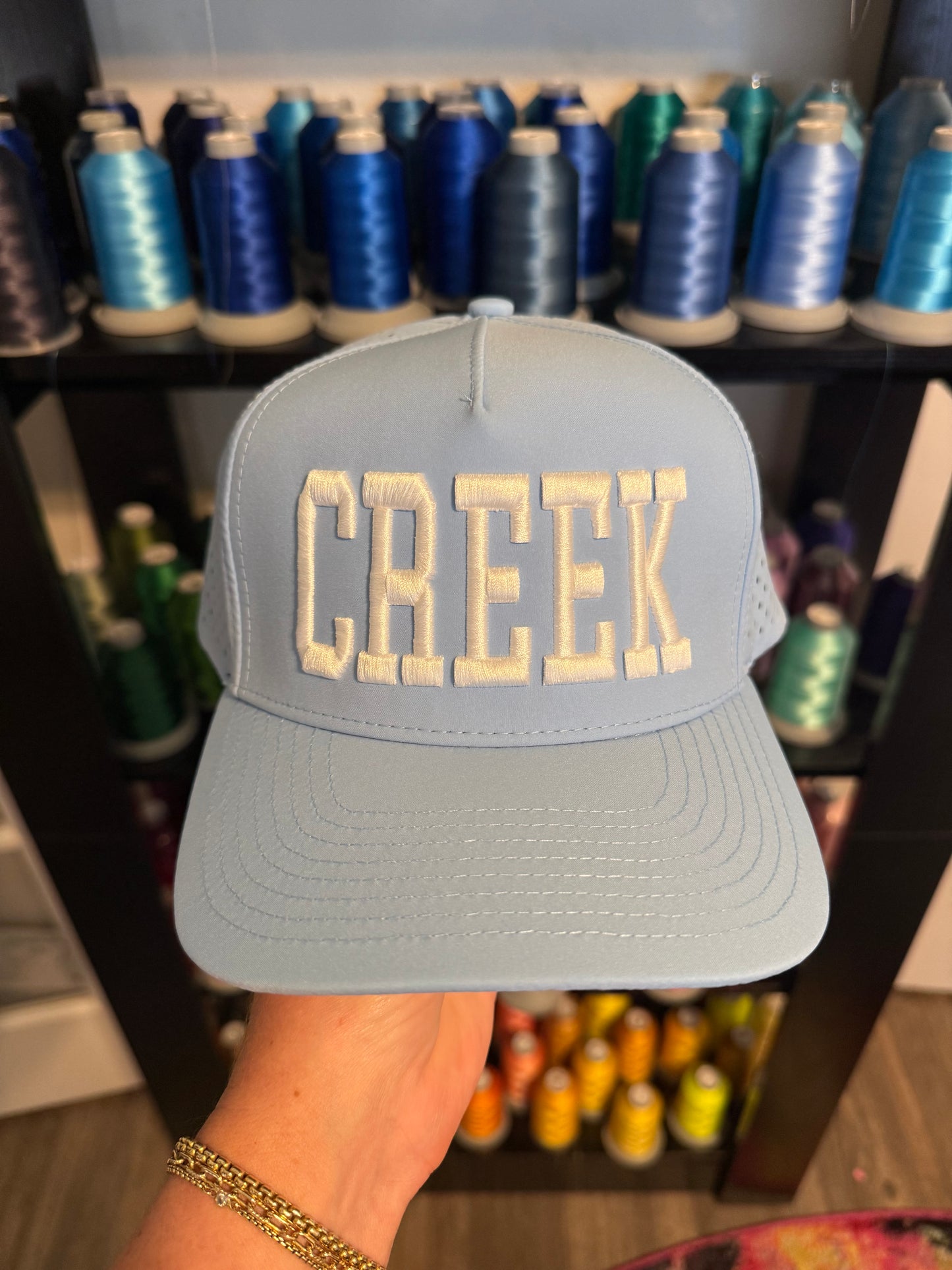 Blue Tech Hat - Creek