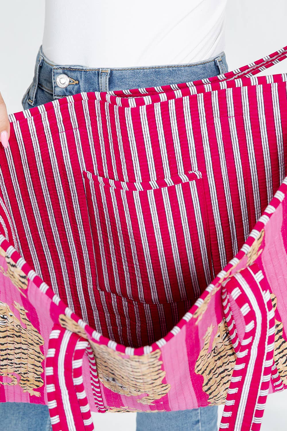 Tote Bag - Tiger Handmade Reversible