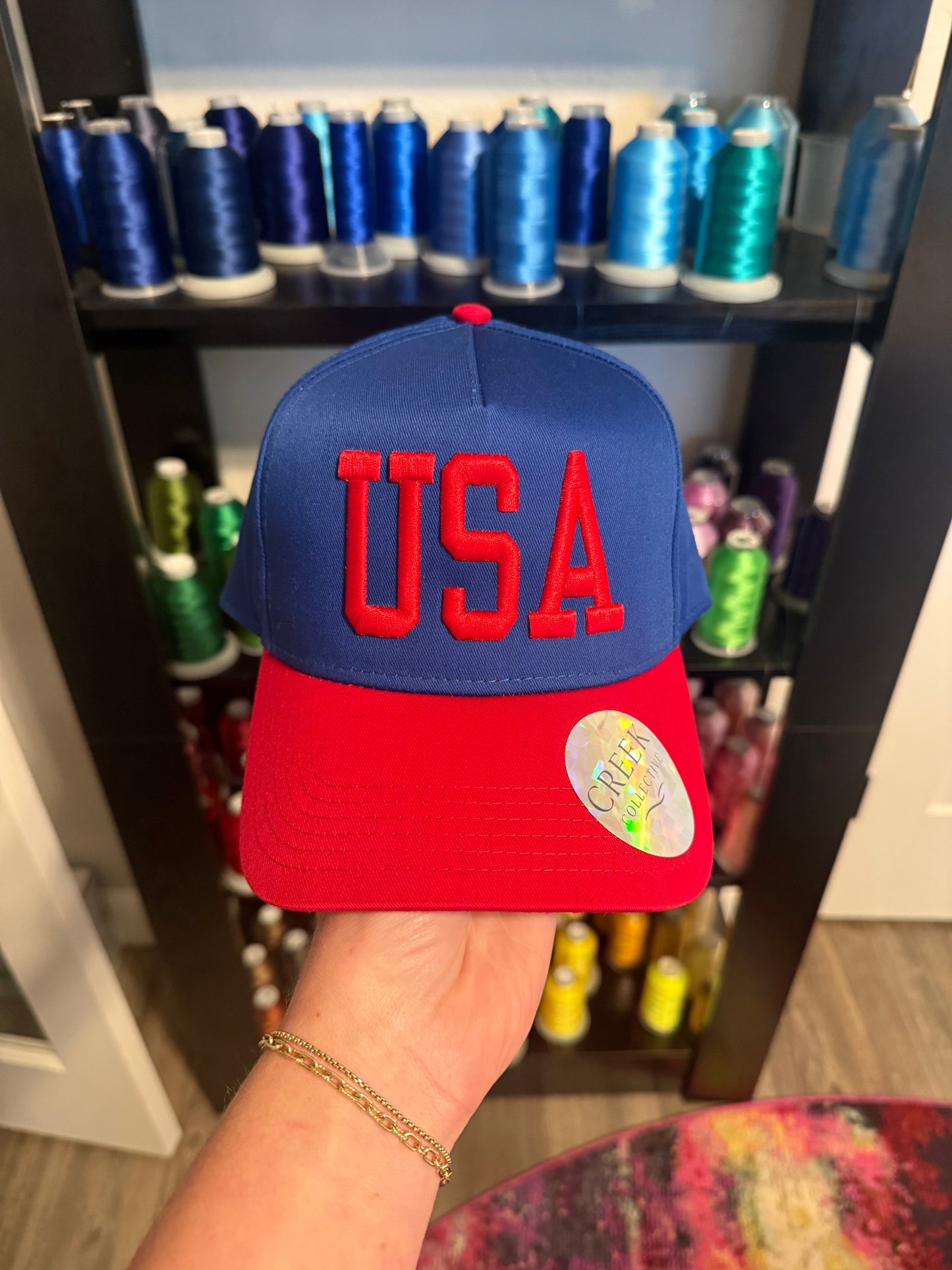 USA PUFF HAT