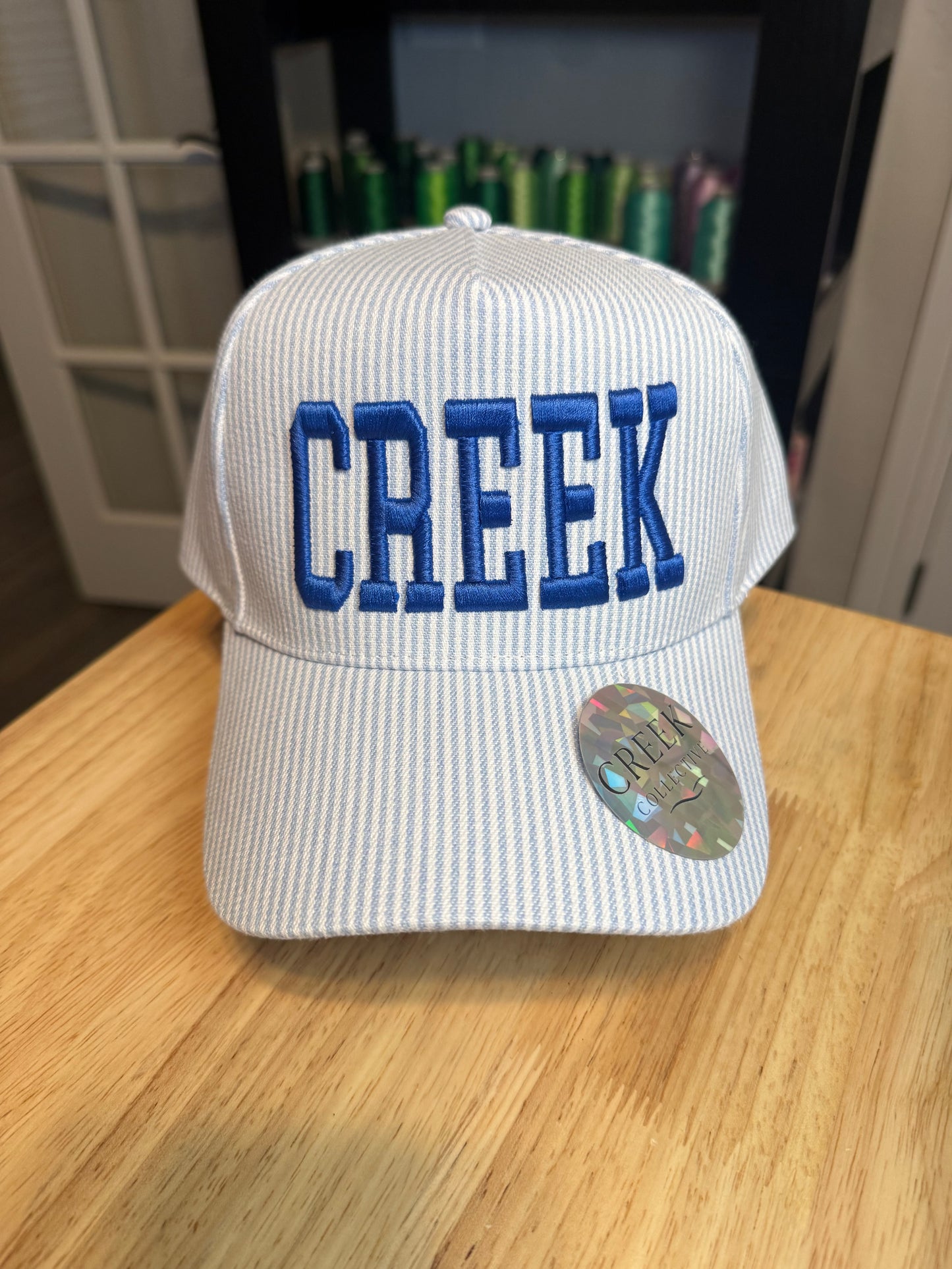 Creek - Blue Seersucker