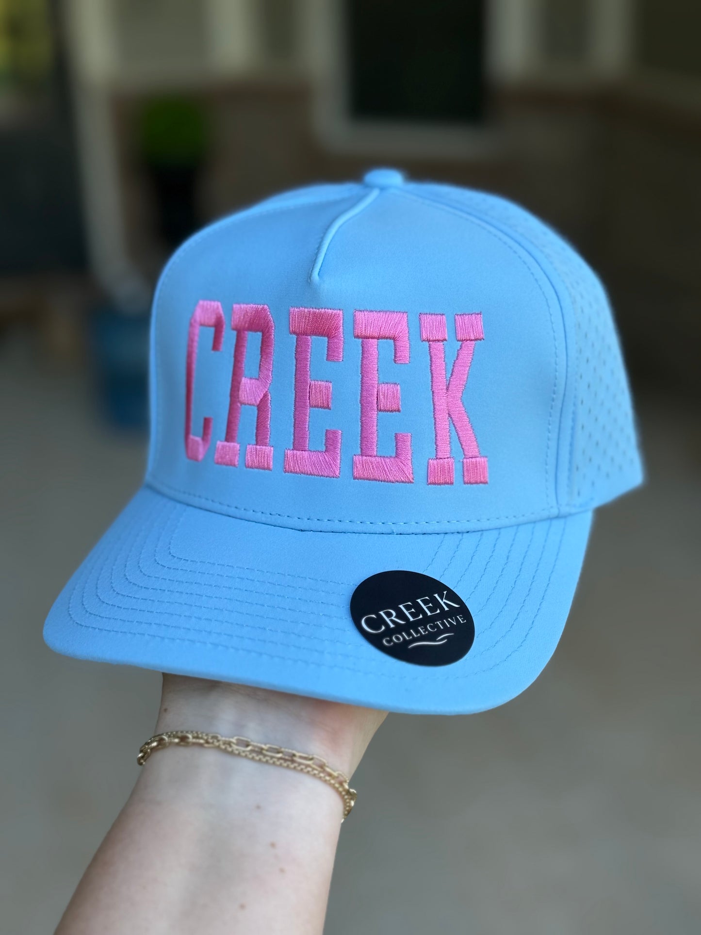 ANTLER & CREEK - SKY BLUE 5 PANEL DRYFIT SNAPBACK