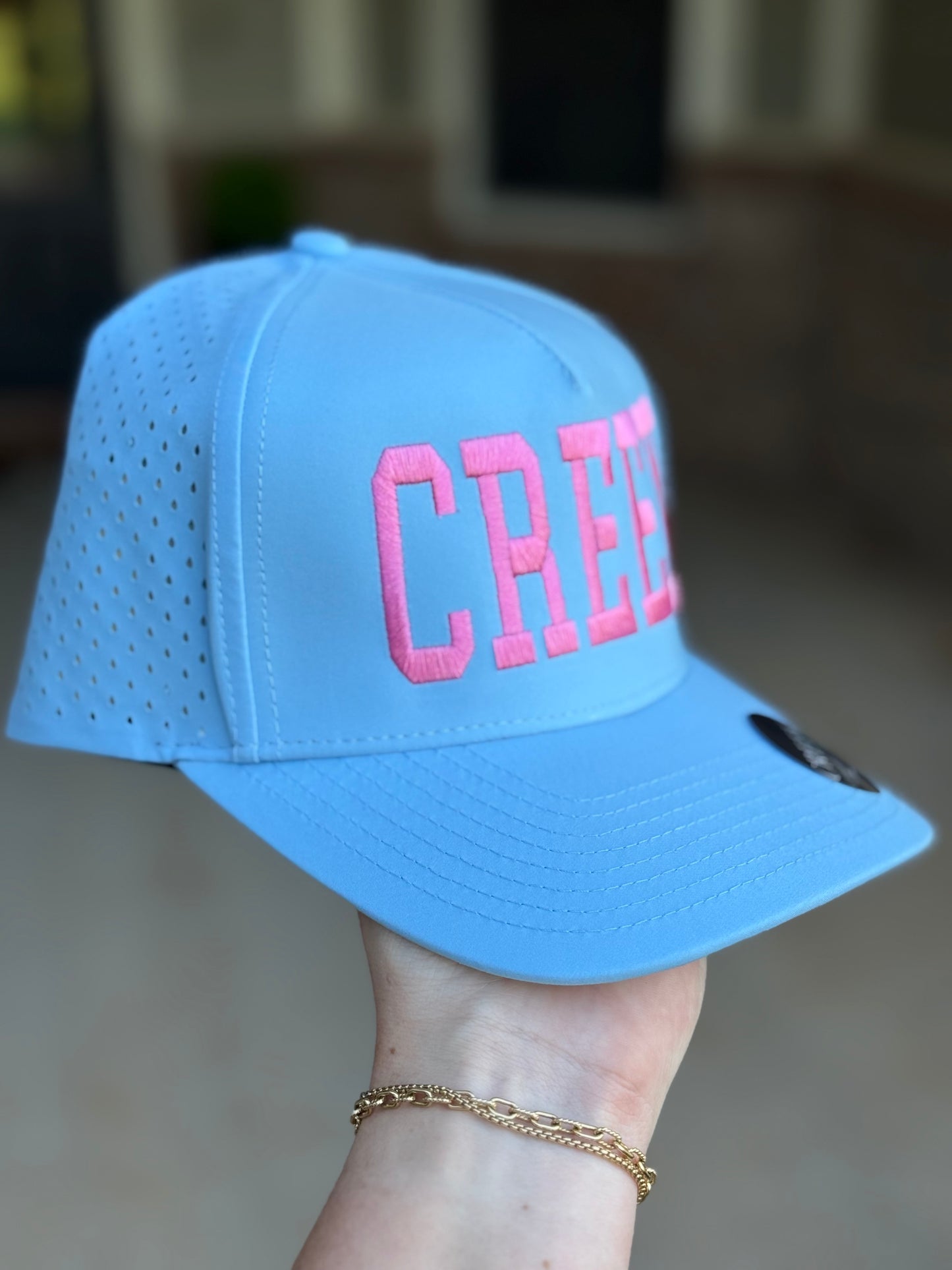 ANTLER & CREEK - SKY BLUE 5 PANEL DRYFIT SNAPBACK
