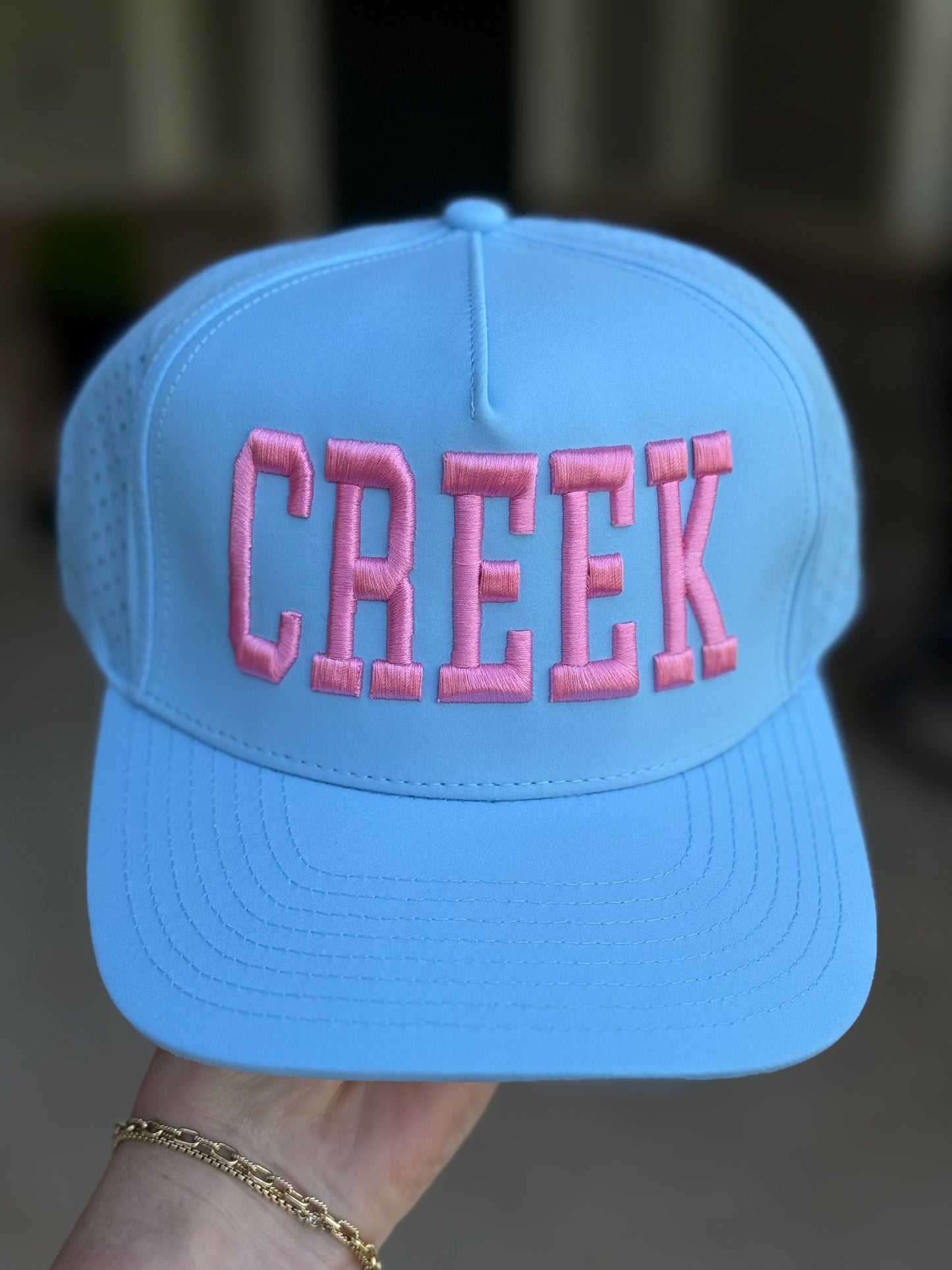 ANTLER & CREEK - SKY BLUE 5 PANEL DRYFIT SNAPBACK