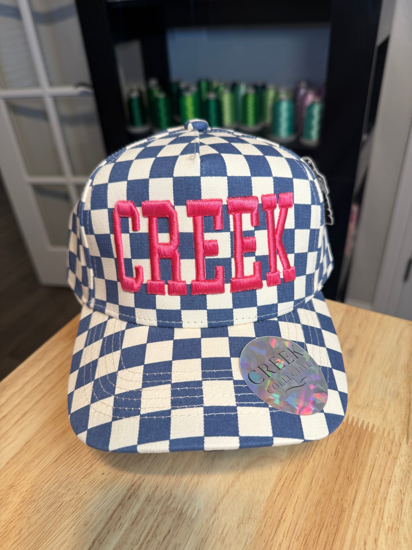 Checkered Blue - Creek