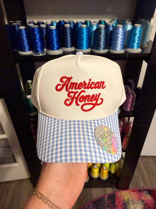 American Honey Canvas hat
