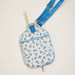 Blue-Floral-Neoprene-Pickleball-Paddle-Bag: Blue / One / 5AG78020