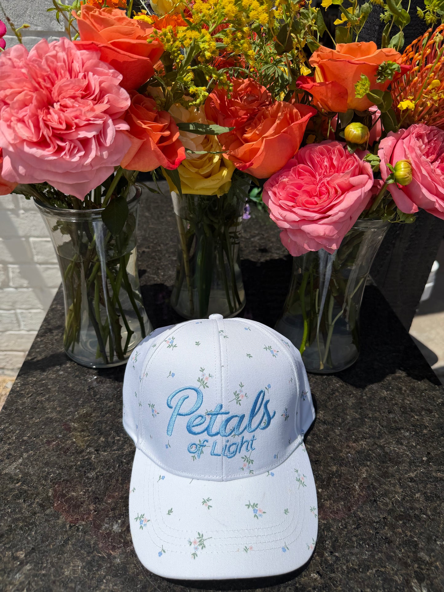Petals of Light - floral classic dad hat