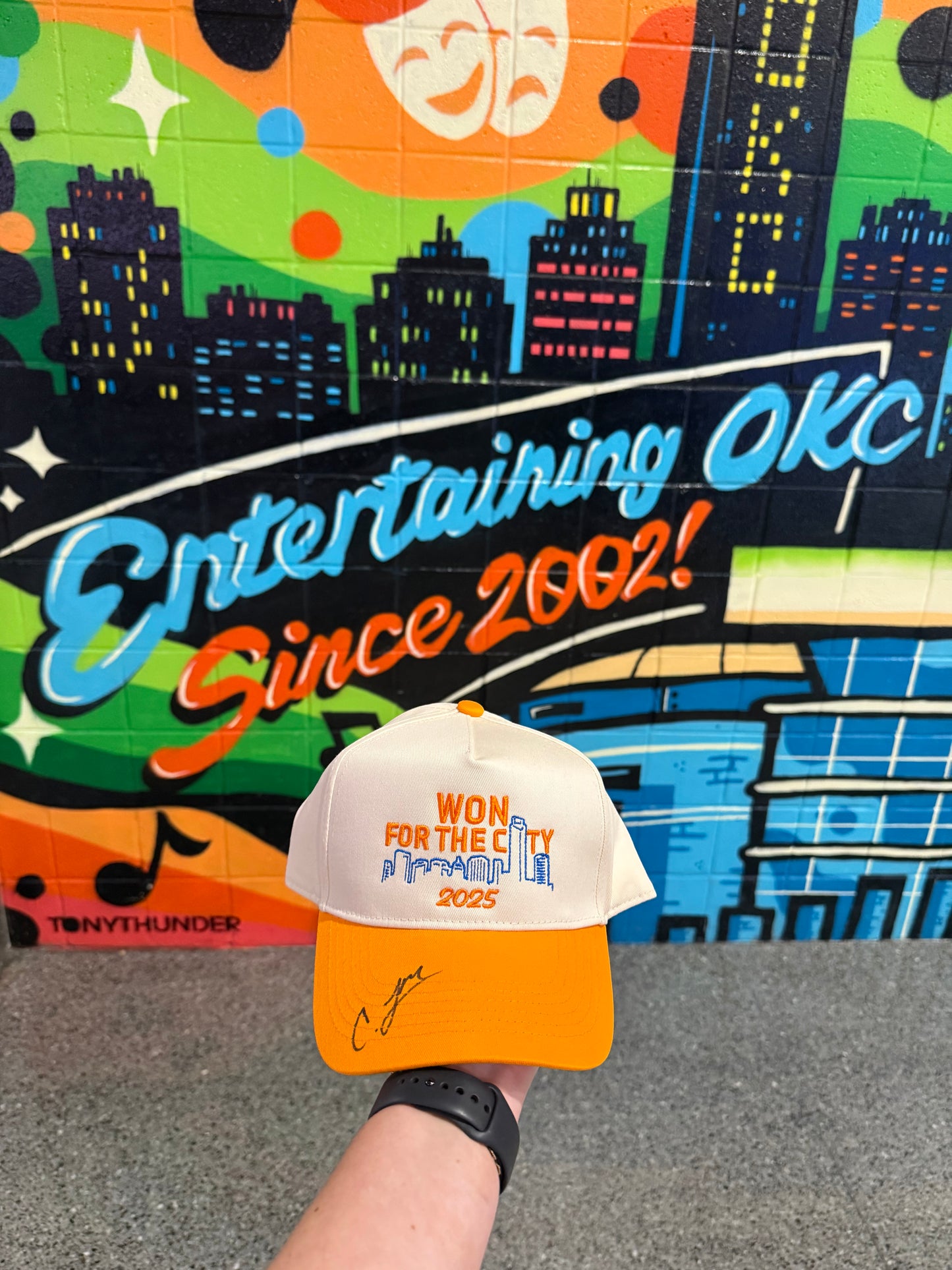 WON for the City - Canvas Orange & Natural
