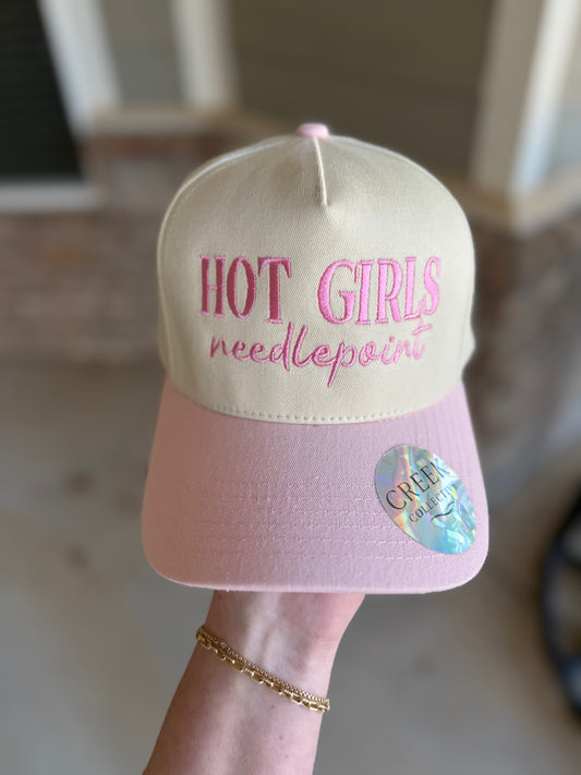 Hot Girl Needlepoint Hat
