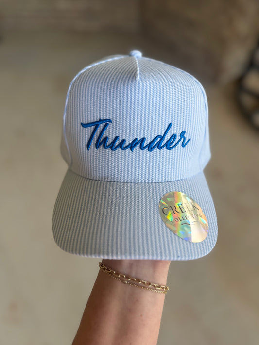 THUNDER SCRIPT SEERSUCKER