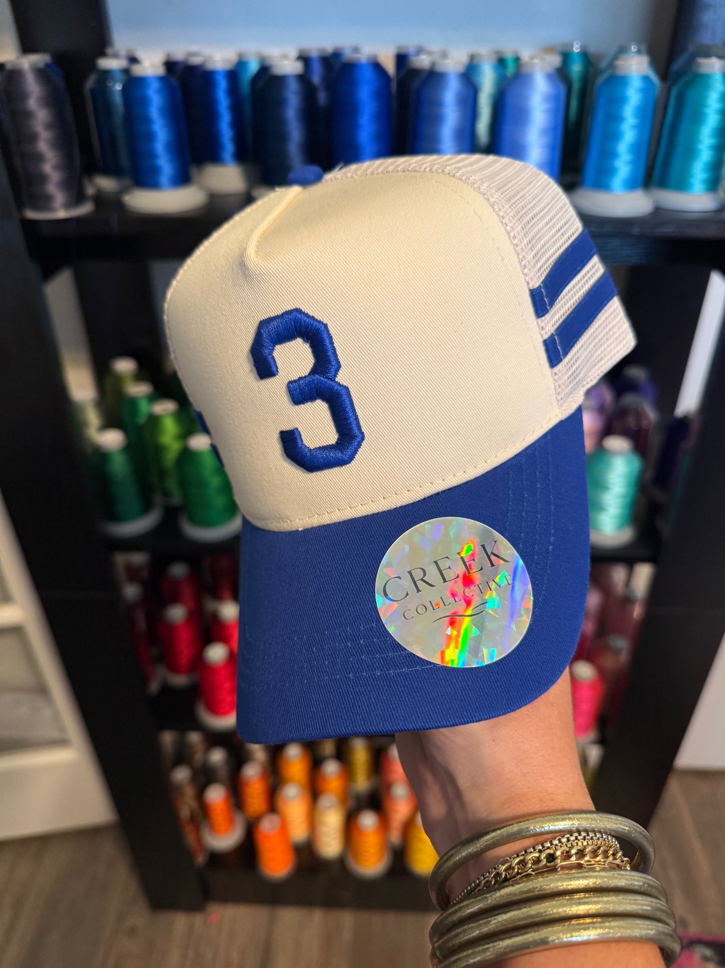 The Varsity Number Collection - Canvas Mesh Snapback