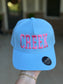 ANTLER & CREEK - SKY BLUE 5 PANEL DRYFIT SNAPBACK