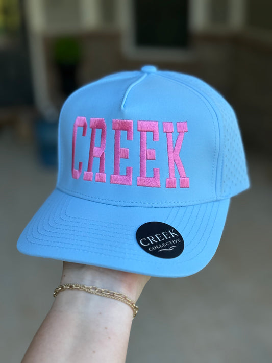 ANTLER & CREEK - SKY BLUE 5 PANEL DRYFIT SNAPBACK