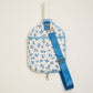 Blue-Floral-Neoprene-Pickleball-Paddle-Bag: Blue / One / 5AG78020